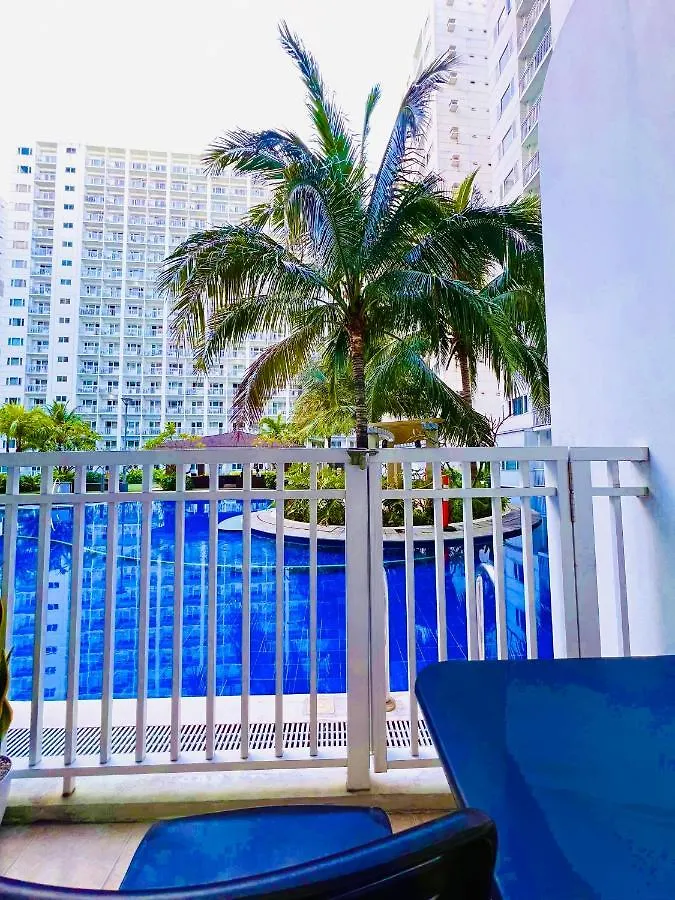Direct Pool Access Shore Residences Moa Pasay Near Airport Manila 0*,  Filipíny